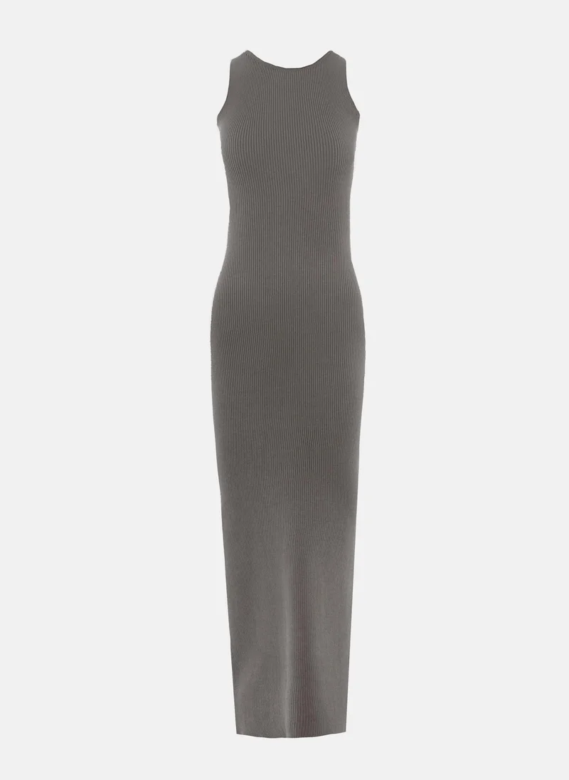 Lichi Knitted maxi dress with cut-outs at the back